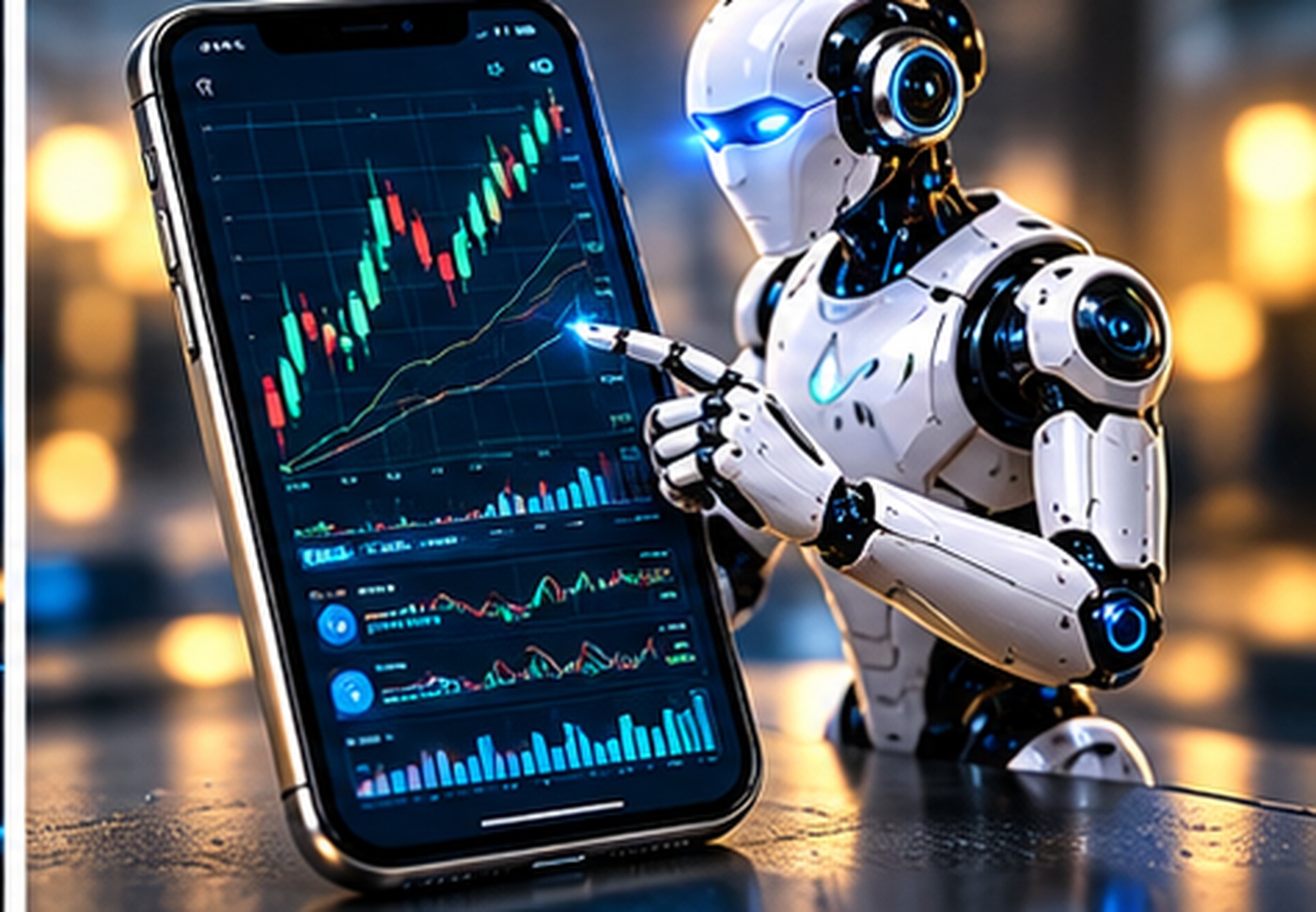 Mobile AI trading interface